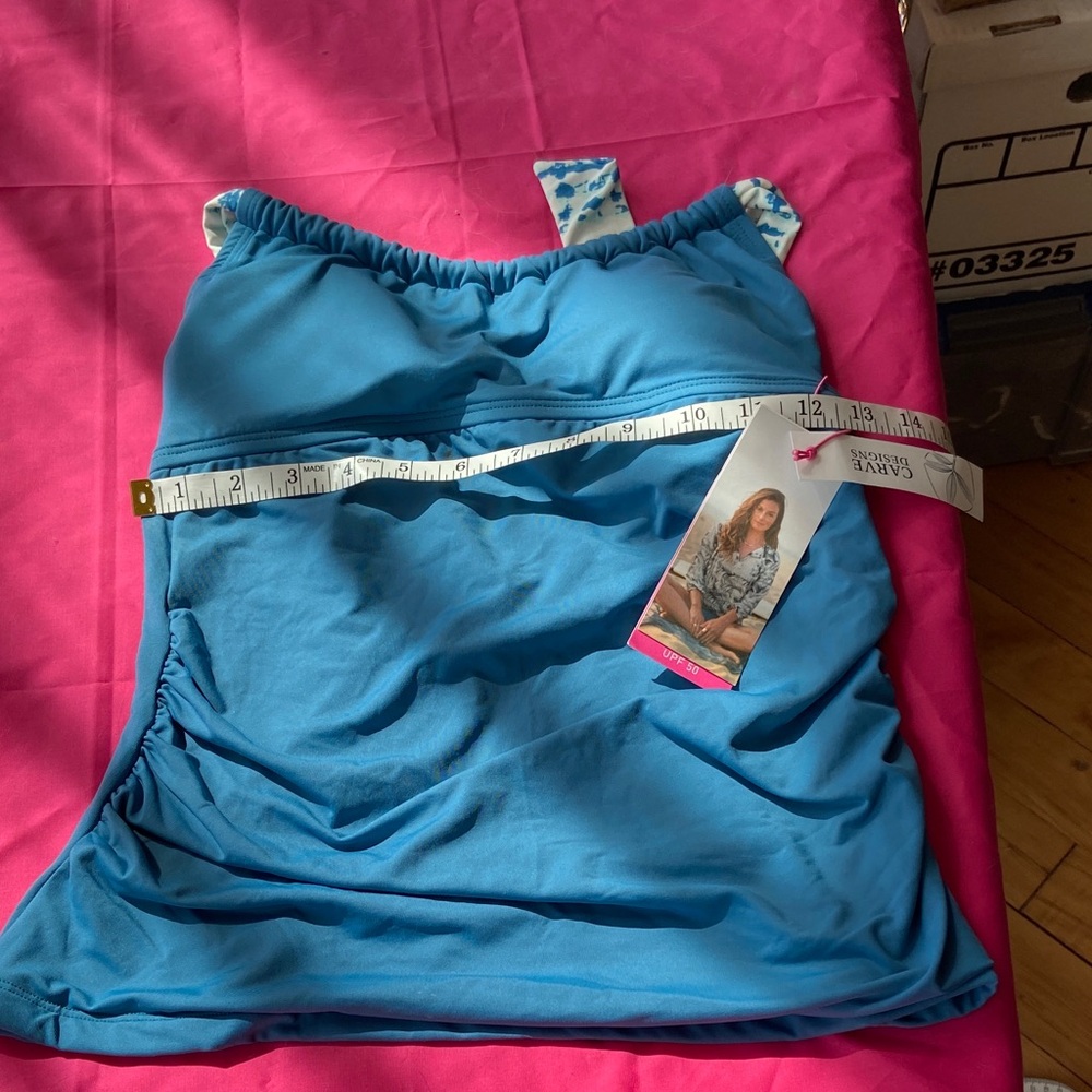 NWT Carve Designs Tankini Top  size S